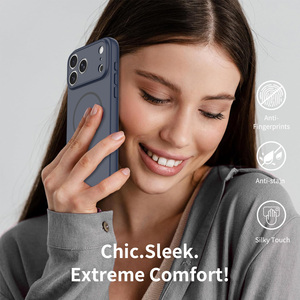 <span class=keywords><strong>Coque</strong></span> de téléphone avec protection d'appareil photo pour iPhone 17 Pro Max, finition douce au toucher, effet mat, compatible avec iPhone 16 15 14 13 12 Pro Max - Product Image 6