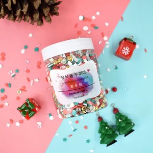 Venta al por mayor DIY decoraciones navideñas cemento suave cristal plano <span class=keywords><strong>Diair</strong></span> molde elástico resina Miles cuentas dibujos animados limo Accesorios - Product Image 5