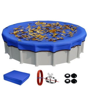 Cubierta de Piscina Familiar de Tela Resistente, Ligera y Fácil de Instalar, Previene Daños por Congelación, Personalizable - Product Image 2