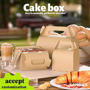 กล่องคราฟท์เป็นมิตรต่อสิ่งแวดล้อมสำหรับไก่<span class=keywords><strong>ทอด</strong></span>พิมพ์โลโก้ได้ตามต้องการเคลือบแบบมีฝาปิดออกแบบบรรจุภัณฑ์สำหรับอาหาร - Product Image 2