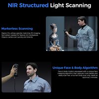 Escáner 3D Creality Raptor Pro con Precisión de 0.02 mm, Láser Azul, Grado de Metrología para Ingeniería Automotriz