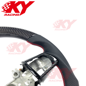Accesorios Interiores para Auto Kia Stinger Hatchback Van CK K8 GT S GTS GT2 GT+ 2017-2023, Volante Deportivo de Fibra de Carbono - Product Image 4