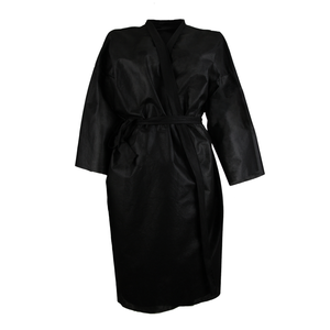 Disposable <strong>White</strong> Cloth Wrap Spa Robe Cape and <strong>Kimono</strong> for Salons and Massages - Product Image 5