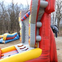 Juego de Baloncesto Inflable, Juego de Lanzamiento, Marca Songfa, Material de PVC, Portátil, Comercial, para Exteriores, Carnaval, Team Building