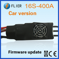 Pccooler — contrôleur de vitesse sans balais 16S 400A rc, esc pour modèle de voiture 1/10