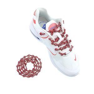 Lacets ronds colorés à la mode, sans nœuds, en polyester élastique, pour chaussures de sport de plein air, vente chaude - Product Image 5