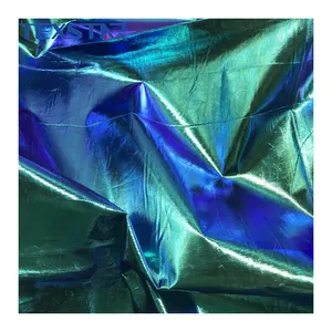 100%Polyester Tulle fabric with gradient full foil for stage decoration, gift packing, tutu, cosplay costume, diy girl dress