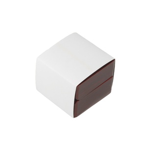 Customized Fashion Square Decorations Practical Storage Elegant Stylish Wood Ring <b>Boxes</b> Jewelry Custom <b>Packing</b> Box - Product Image 6