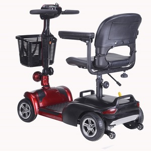 <b>Mobility</b> <b>Scooter</b> Four Wheeler Electric <b>Foldable</b> Aluminum Alloy 8 Km H For Elderly And Disabled - Product Image 2