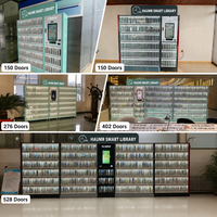 HAUMR Armoire de distribution de livres 24h/24 sans interruption pour bibliothèques, casier de réservation RFID HF pour attractions touristiques et transports