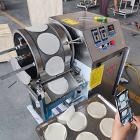 Machine automatique à rouleaux de printemps/roti au gaz/électricité, moteur en acier inoxydable de qualité alimentaire, haute efficacité pour la fabrication d'injera et de wrappers de lumpia