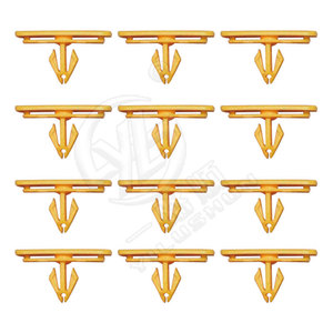 Xinyida Fender Rubber <b>Clip</b> D1069 For Ford F150 Raptor Wheel Arch Repair Replacement Auto Fastener - Product Image 1
