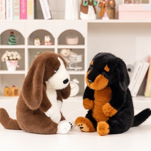 Nuovo arrivo peluche pigro orecchie lunghe cane imbottito decorazione per la casa per bambini regalo di compleanno morbido pigro cucciolo bambola giocattolo - Product Image 5