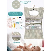 Organisateur de sac pour bébé Poussette portable Mini pochettes pour couches pliables Essentiels pour nouveau-né garçons et filles