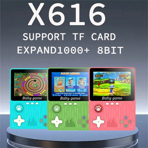 Console de jeu portable X616 avec écran rétro de 3,5 pouces, 64 Go, batterie 1000 mAh, extension intégrée, plus de 1000 jeux 8 bits - Product Image 1