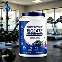Poudre d'Isolat de Protéine de Lactosérum de Qualité Supérieure, Pure et Naturelle, Riche en Protéines, Facile à Mélanger, Complément Quotidien pour la Nutrition Sportive, Fabrication OEM