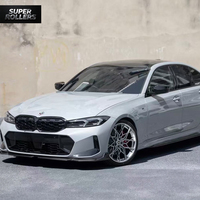 Jantes Super Rollers à rayons fendus 18 pouces 9J 5x120, finition miroir argentée, design en Y, jante sport à déport profond pour voiture de tuning et de spectacle