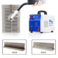 Machine de nettoyage de soudures en acier inoxydable à alimentation automatique de liquide, sans rinçage, avec brosse de traitement et polissage électrolytique