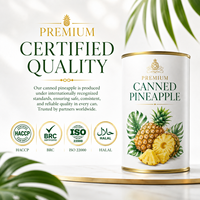 Geconserveerde ananasringen, op maat gemaakte private label ingeblikte fruit, rechtstreeks van de Chinese fabrikant.