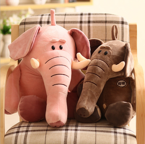 Giá Rẻ Dễ Thương Big Tai Màu Xanh Voi Nhồi Bông Anime Sang Trọng Tùy Chỉnh Thiết Kế Con Voi Đồ Chơi Sang Trọng - Product Image 6