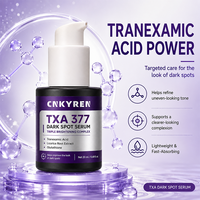 Soin pour peaux ternes : Sérum correcteur de taches brunes à l'acide tranexamique 377, formule hydratante et éclaircissante pour le visage