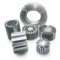 Boîtier de dissipateur thermique en aluminium extrudé pour tournesol, découpe, perçage et fraisage sur mesure pour stockage d'énergie, électronique automobile