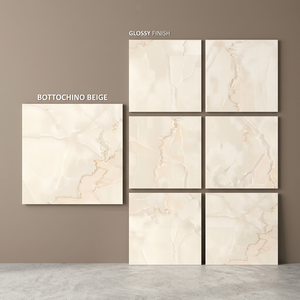Carrara Silk Polished Porcelain <b>Floor</b> Tiles Luxury Marble Look Premium Glossy Design 80x80cm - Product Image 5