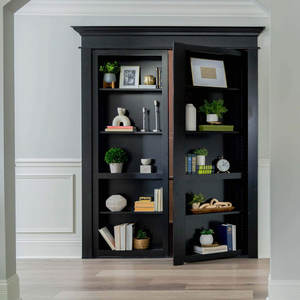 Estantería Interior Invisible Habitación Secreta Estantes de libros de madera maciza Puerta Estantería oculta Puerta Murphy Puertas ocultas - Product Image 1