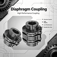 Accouplement à diaphragme SFS JM, couple élevé, acier résistant à la corrosion, compensation de décalage, large gamme d'applications, efficacité, OEM