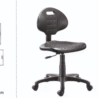 Tabouret de travail de style industriel en PU chaise de bureau en tissu réglable pour laboratoire antistatique salle blanche chaises ESD chaise de collège