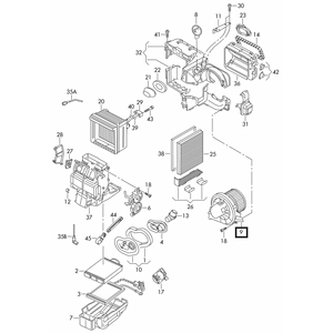 Ventilateur de chauffage/climatisation pour VW <span class=keywords><strong>Polo</strong></span> Audi A1 A2 601819015C 601819015B 601819015 601819015E 6Q1819015G 6Q1819015H 6Q1819015J 6R1819015A - Product Image 2