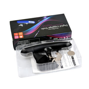 Balance électronique portable haute précision avec écran LCD, crochet métallique, pour bagages et courses, alimentée par piles, construction métallique - Product Image 6