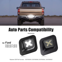 Feux clignotants LED de style X pour plaque d'immatriculation de hayon Dodge RAM 1500 2500 3500 2009-2018 Extended Crew 55078095AC 2 pièces