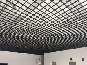 Plaques de plafond en fibre de verre 2x4 pieds carrés perforées à encastrer, grille moderne pour immeuble de bureaux, insonorisantes et résistantes au feu - Product Image 5