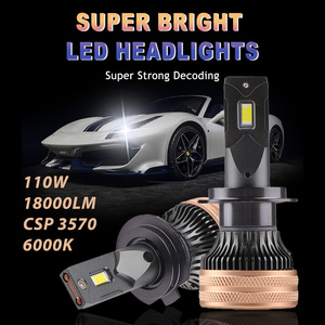 Bombillas de luz de coche Super fuerte decodificación H1 H3 H7 H11 9005 9006 9012 Canbus faros Led sin errores - Product Image 5