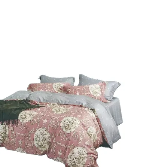 Factory European 100% TENCEL Cooling Fabric Customized Comforter Luxury Duvet Cover Quilt Bedding Set Bedsheet Textile