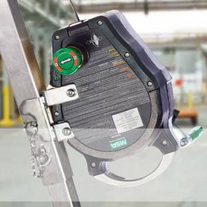 Pengontrol Perbedaan Kecepatan Perlindungan Jatuh <span class=keywords><strong>MSA</strong></span> Essential Fall Protection, Penahan Jatuh, Perlengkapan Penyelamatan Ruang Terbatas, Sabuk Pengaman Baja Galvanis - Product Image 3