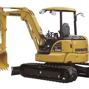 Mini-excavatrice d'occasion Komatsu PC45MR PC45MR-2, livraison rapide, en stock, avec chenilles en caoutchouc, également disponible : PC35MR, 40MR, 50MR - Product Image 1