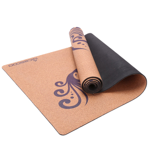 Tapis de <span class=keywords><strong>yoga</strong></span> en caoutchouc de liège antidérapant-Matériau durable, écologique, adapté au <span class=keywords><strong>yoga</strong></span> chaud et aux flux d'énergie - Product Image 2