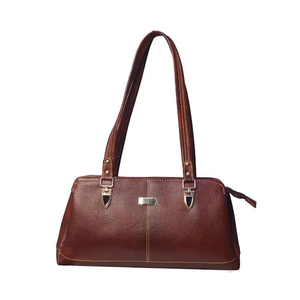 Sac à main pour femme de qualité supérieure en cuir véritable à 100 % avec détails de couture renforcés et compartiments de rangement spacieux - Product Image 1