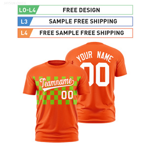 T-shirt a maniche corte a quadri di alta qualità all'ingrosso, personalizzabili <span class=keywords><strong>con</strong></span> nomi e loghi di squadre, adatte per abbigliamento sportivo. - Product Image 3