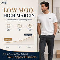 T-shirt JNEI pour homme, logo personnalisé, 150 g/m², séchage rapide, respirant, pour les commandes de collections de marques privées