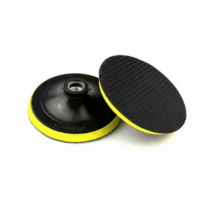 Adaptateur pour meuleuse d'angle de 4 pouces, plaque de support de polissage en mousse plastique avec crochet et boucle - Product Image 1