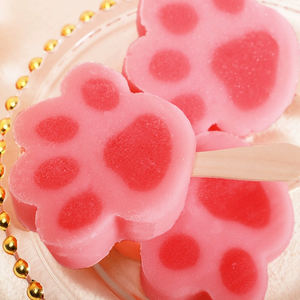 Tianbing Katzenpfoten-förmiges Frucht- und Schokoladen-Eiscreme-Pudding 75g/Beutel Verzehrfertiger Exotischer Snack-Dessert - Product Image 2