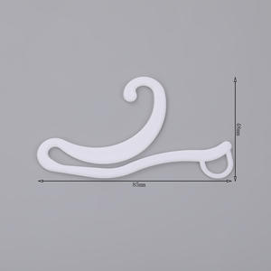 Qualidade plástico meia cabides duráveis, ganchos antiderrapantes para armazenamento organizado do armário - Product Image 4