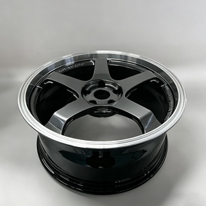 ล้อแม็กซ์สีเทาปืน 5 ก้าน ขอบปัดเงา ขนาด 24x14 5x1143 5x120 สำหรับ E46 E30 E90 - Product Image 2