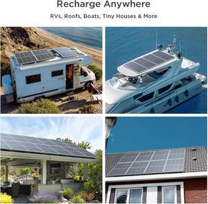 <span class=keywords><strong>Comprar</strong></span> Panel Solar Fotovoltaico Chino Todo Negro 100W 200W <span class=keywords><strong>Paneles</strong></span> Mono Bifacial Set 12V/24 Voltios Precio PARA EL Hogar DIY Sistema Fuera DE LA Red - Product Image 6