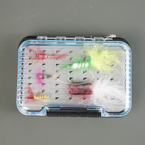 Selco SGH-HG009C Accessoires de pêche <span class=keywords><strong>Orange</strong></span> ABS <span class=keywords><strong>Fly</strong></span> <span class=keywords><strong>Box</strong></span> Leurres de pêche Boîte à mouches d'eau salée - Product Image 2