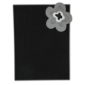 New Design Non Slip Bar Accessories Coffee Bar Mats Coffee Maker Custom Rubber Mats Counter Logo Spill Black Mats