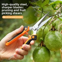 Handmatige Tuinsnoeischaren 6-delige Set RVS Bypass Fruitpluk Scharen Bloemen Fruitboomtakken Snoeischaren